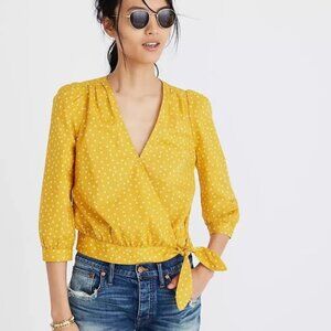 Madewell Star Scatter Wrap Top